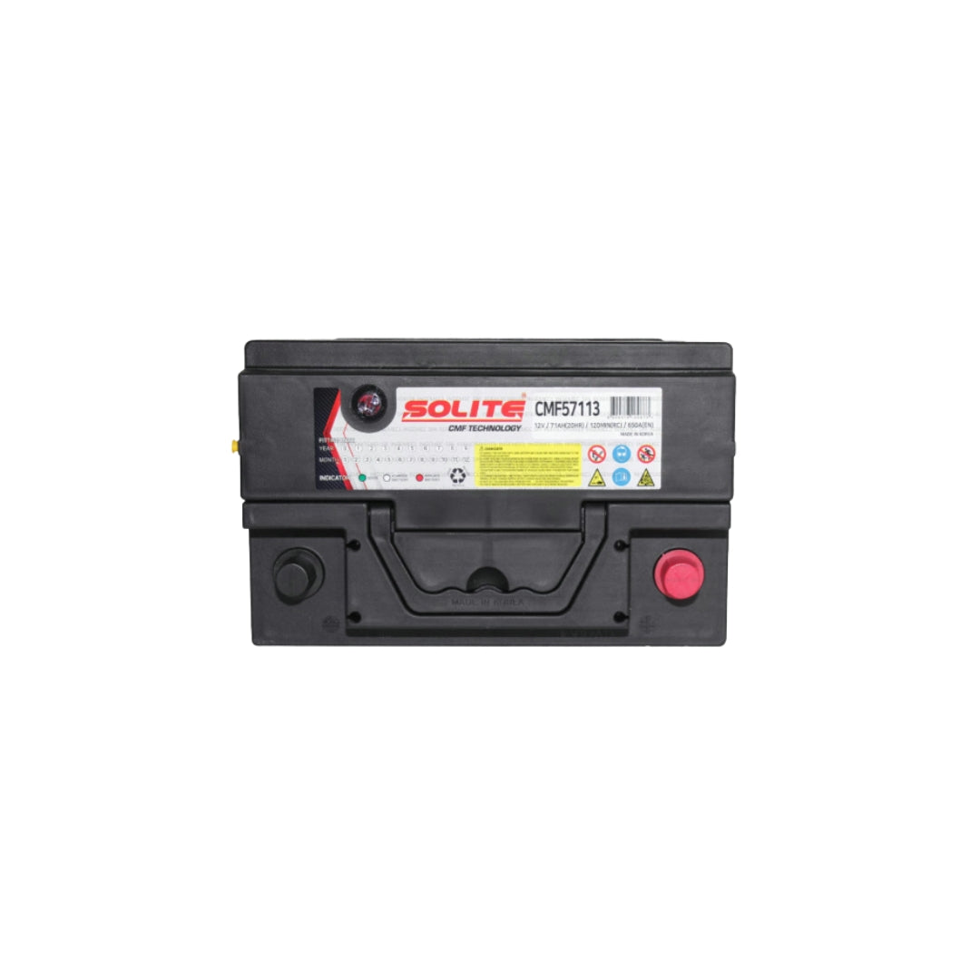 BATERIA 12 VOLT 71 AH CCA 650 (57113) SOLITE