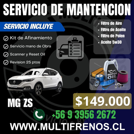 Mantencion MG ZS