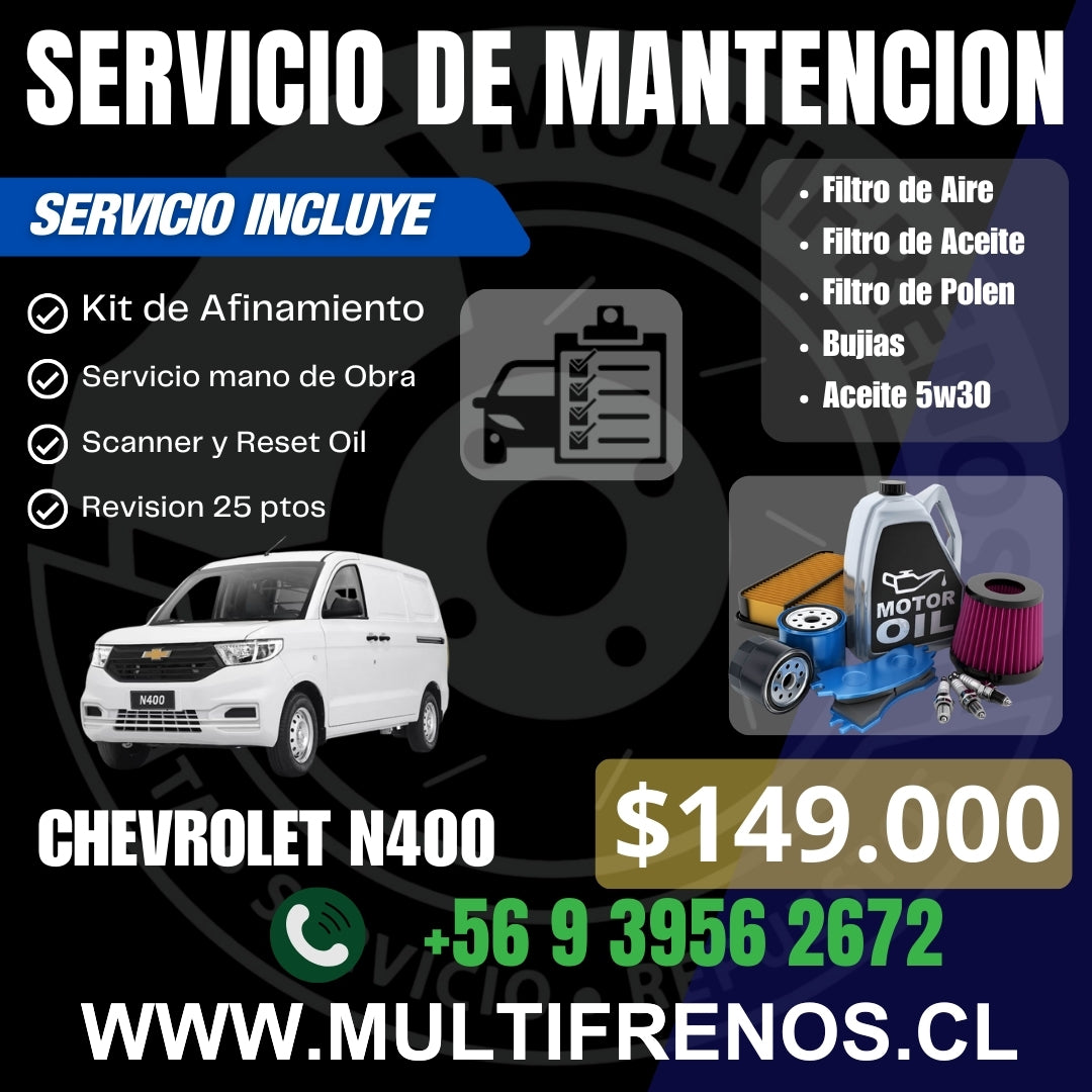Mantencion Chevrolet N400