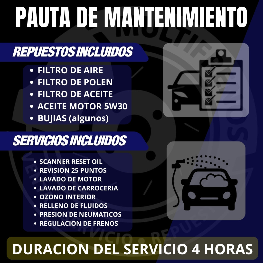 Mantencion GRAND CHEROKEE LTD 4X4 3.0 2017 - 2021