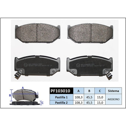 Pastilla de Freno Suzuki Swift Dzire P0813 RAL