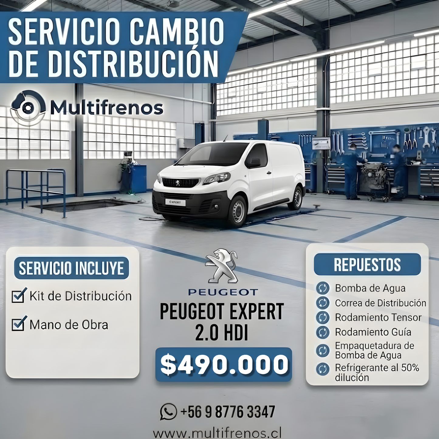 Servicio de Distribución Integral: Peugeot Expert 2.0 HDI