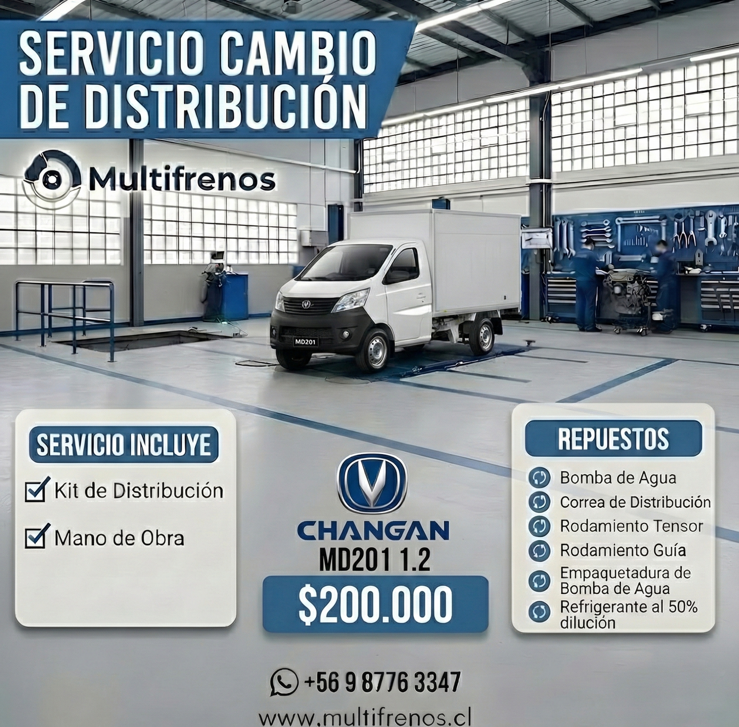 Servicio de Distribución Integral: Changan MD201 1.2