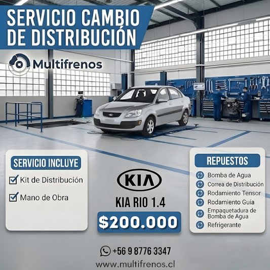 Servicio de Distribución Integral: Kia Rio 1.4