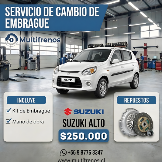 Cambio de Embrague Suzuki Alto