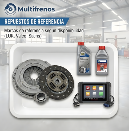 Cambio de Embrague Changan MD201 1.2