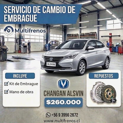 Cambio de Embrague Changan Alsvin 1.4
