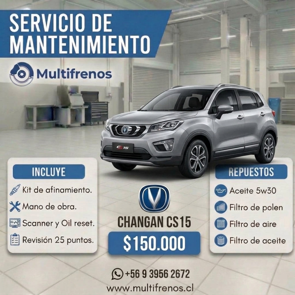 Mantención Changan CS15 1.5