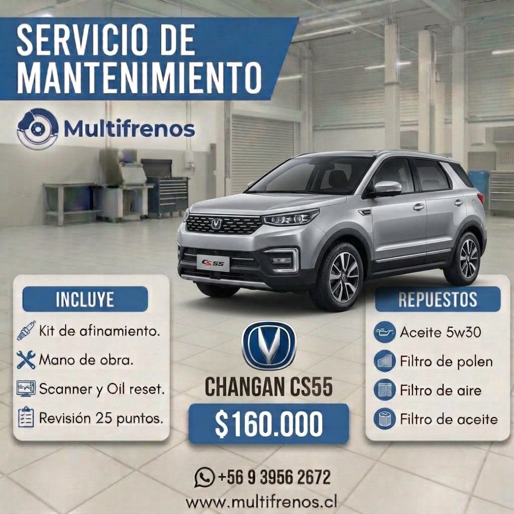 Mantención Changan CS55 1.5