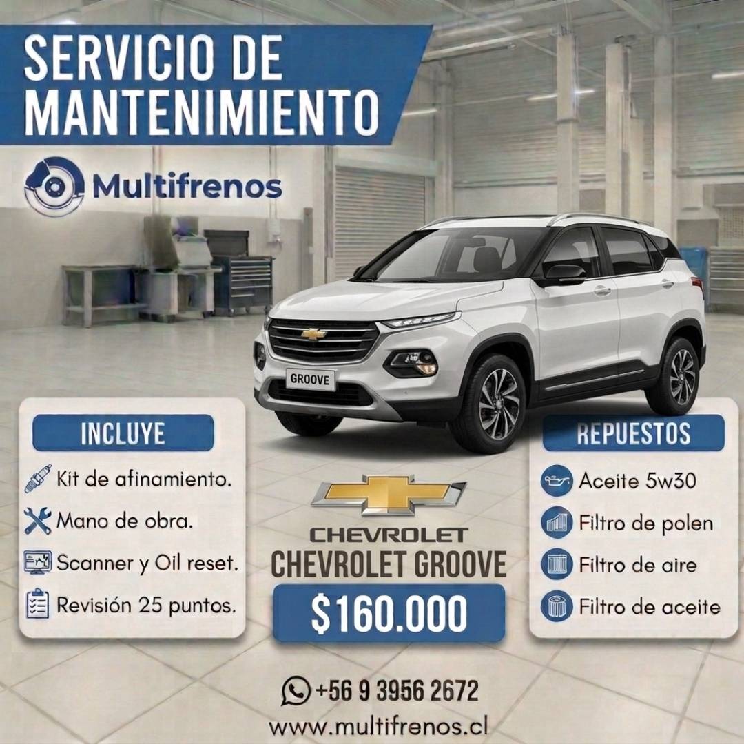 Mantención Chevrolet Groove 1.5