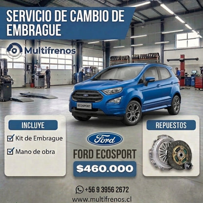 Cambio de Embrague Ford Ecosport  1.6
