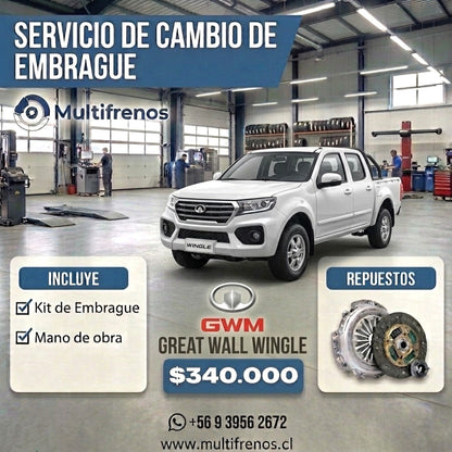Cambio de Embrague Great Wall Wingle 2.4