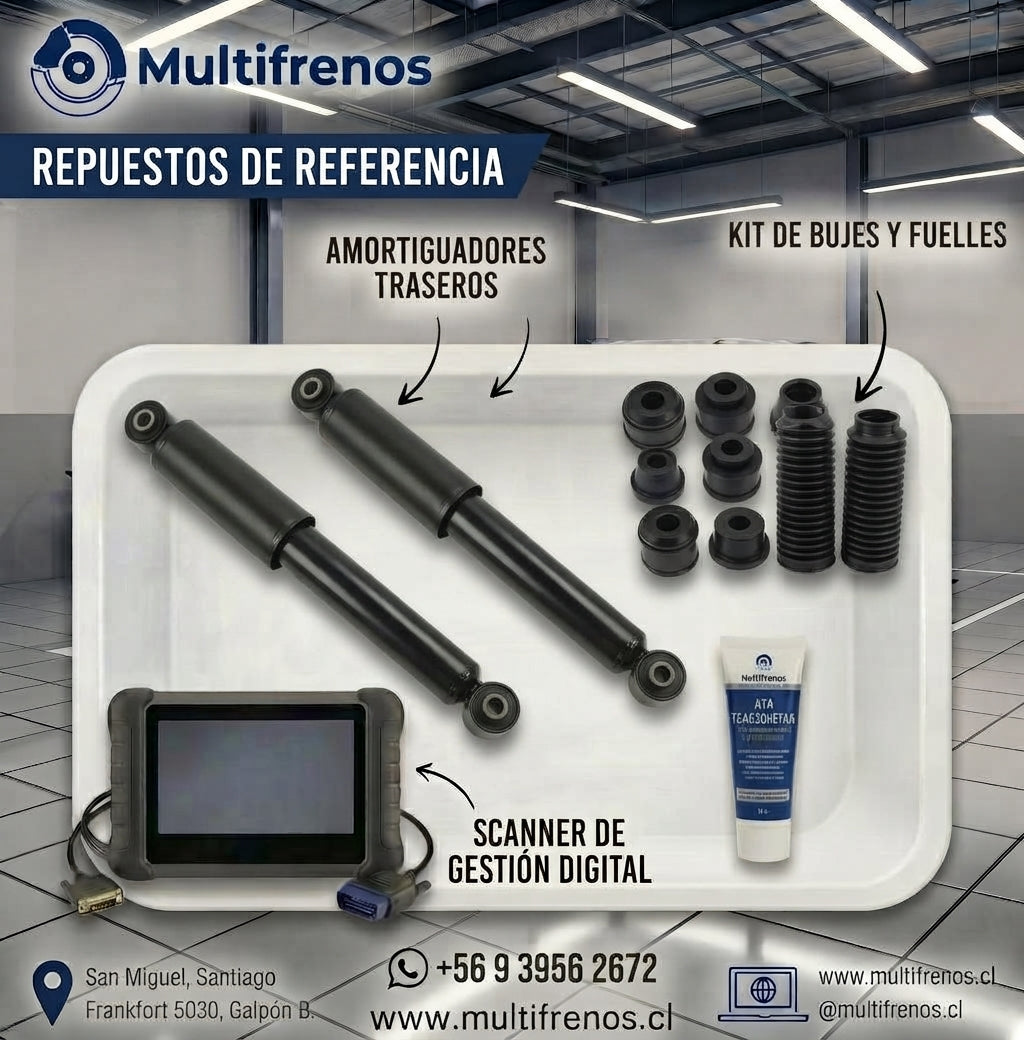 Servicio Integral de Amortiguadores Traseros: Chery Arrizo 3 1.5
