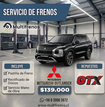 Servicio Integral de Frenos: Mitsubishi Outlander   2.0