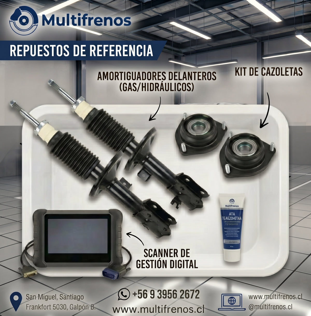 Servicio Integral de Amortiguadores Delanteros: Chevrolet Captiva 1.5