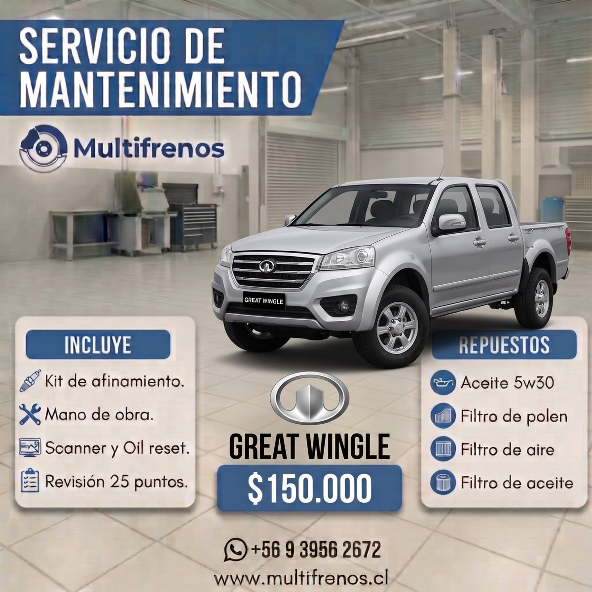 Mantención Great Wingle 7  2.0
