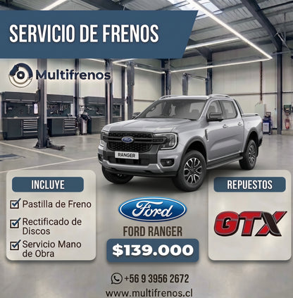 Servicio Integral de Frenos: Ford Ranger  2.0