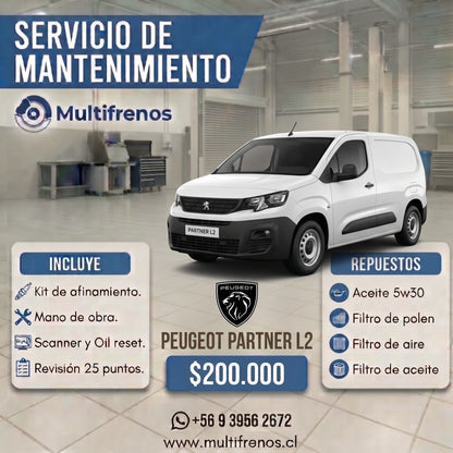 Mantención Peugeot Patner L2 1.6