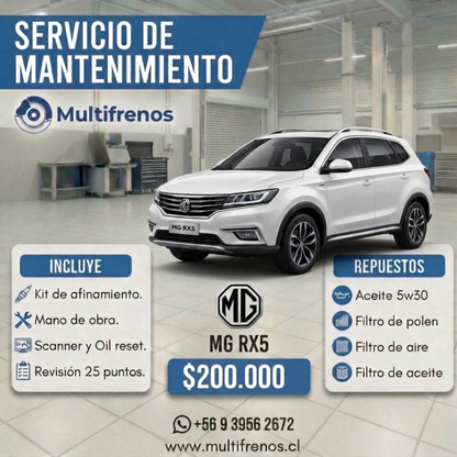 Mantencion MG RX5 1.5