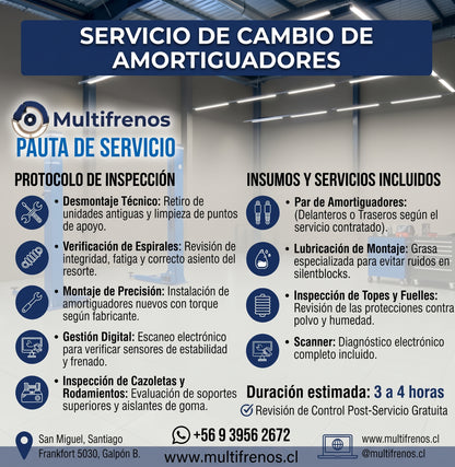 Servicio Integral de Amortiguadores Traseros: Chery Arrizo 3 1.5