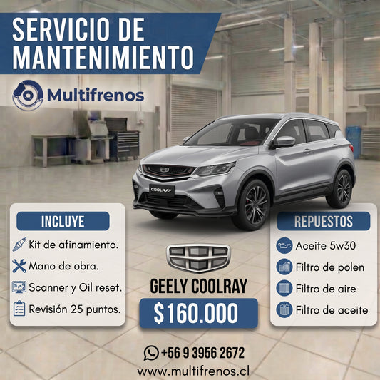 Mantención Geely Coolray 1.5