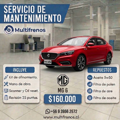 Mantención MG 6 1.5