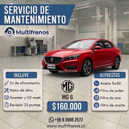 Mantención MG 6 1.5