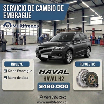 Cambio de Embrague Haval H2 1.2