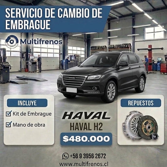 Cambio de Embrague Haval H2 1.2