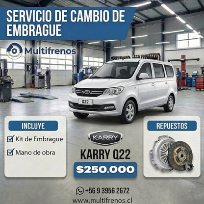 Cambio de Embrague Karry Q22 1.3