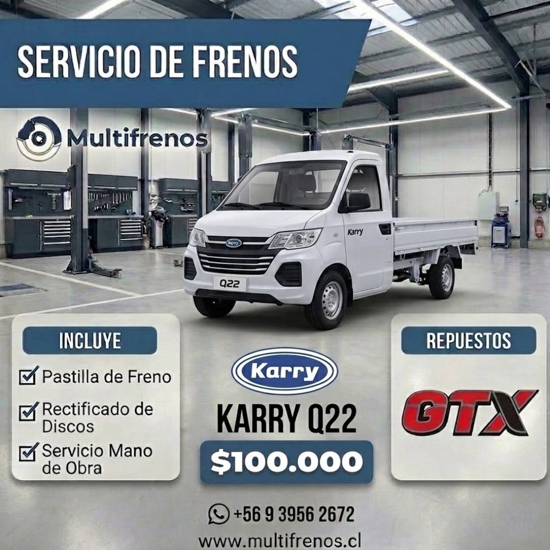Servicio Integral de Frenos: karry Q22 1.5