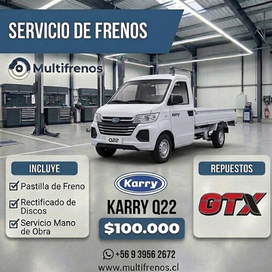 Servicio Integral de Frenos: karry Q22 1.5