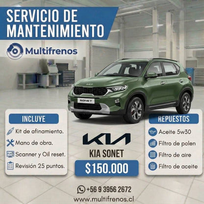 Mantención Kia Sonet 1.5