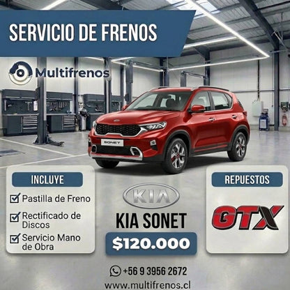 Servicio Integral de Frenos: Kia Sonet 1.5