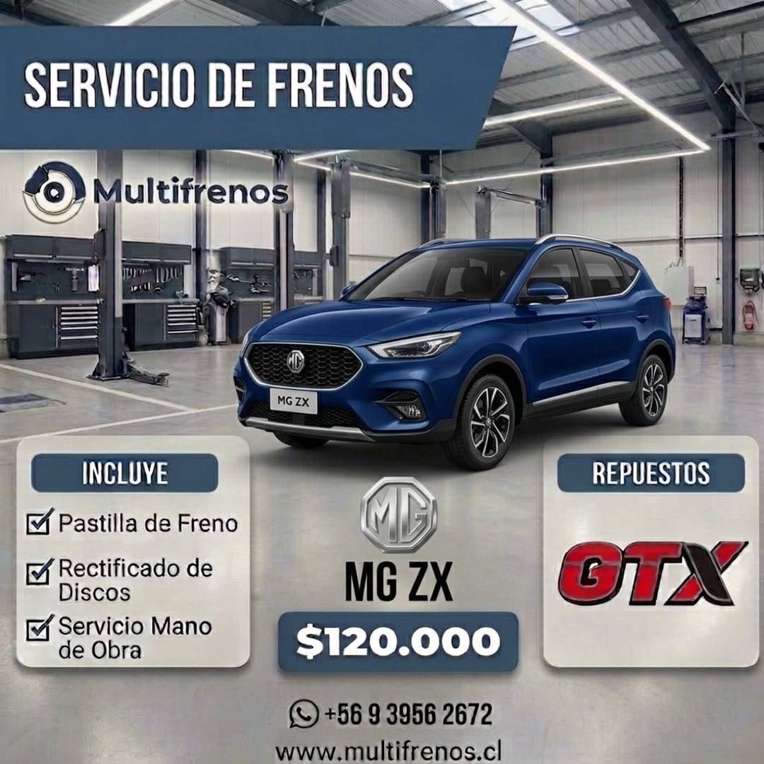 Servicio Integral de Frenos: MG ZX 1.5