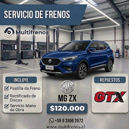 Servicio Integral de Frenos: MG ZX 1.5