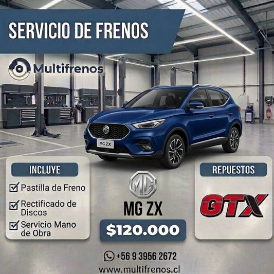 Servicio Integral de Frenos: MG ZX 1.5