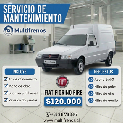 Mantención Fiat Fiorino Fire