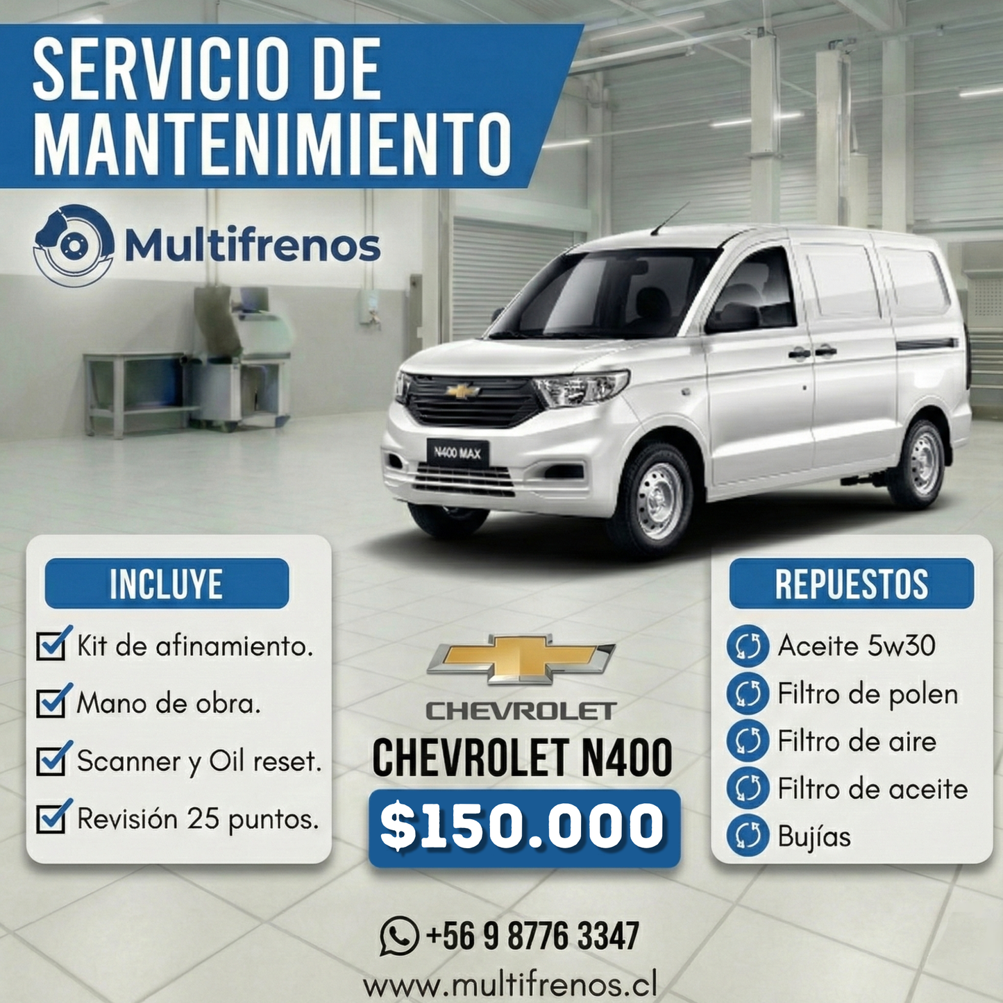 Mantención Chevrolet N400