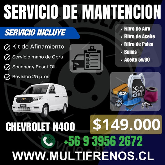 Mantencion Chevrolet N400