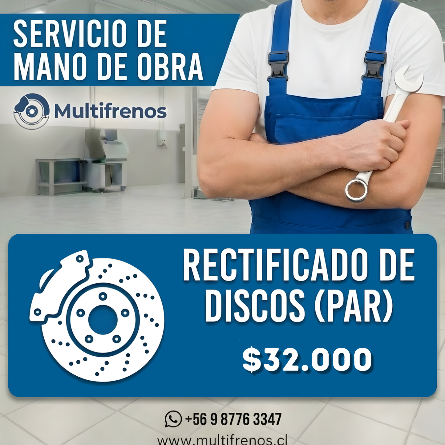 Rectificado de Discos (Par)