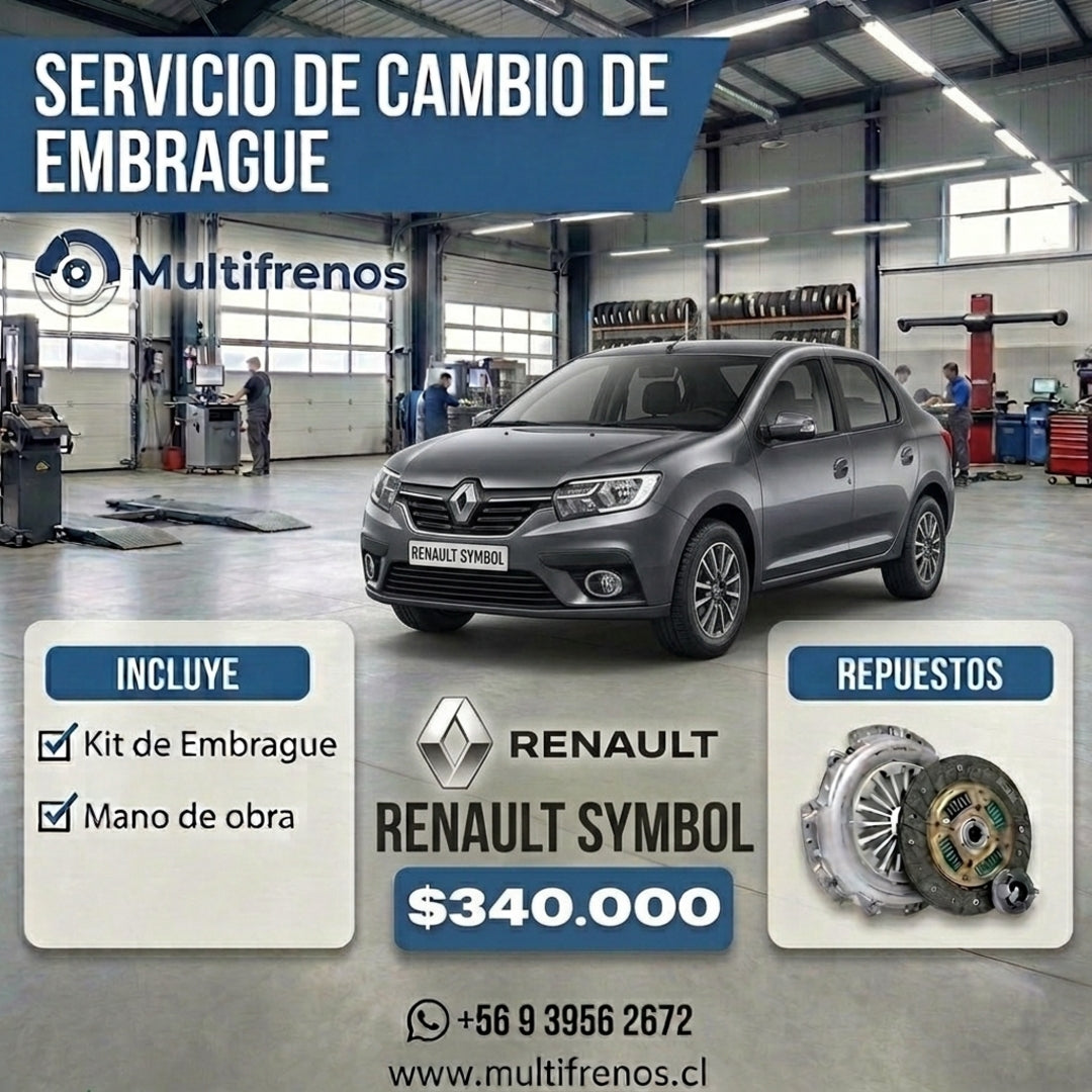 Cambio de Embrague Renault Symbol  1.6