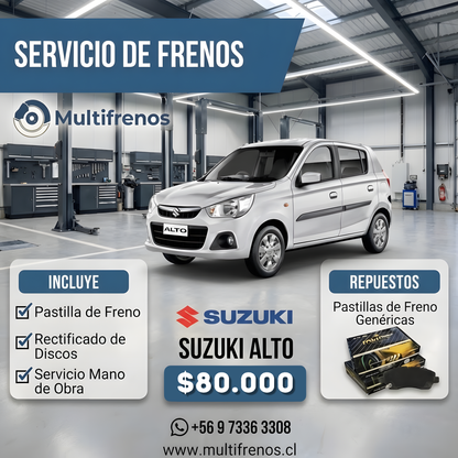 Servicio Integral de Frenos: Suzuki Alto