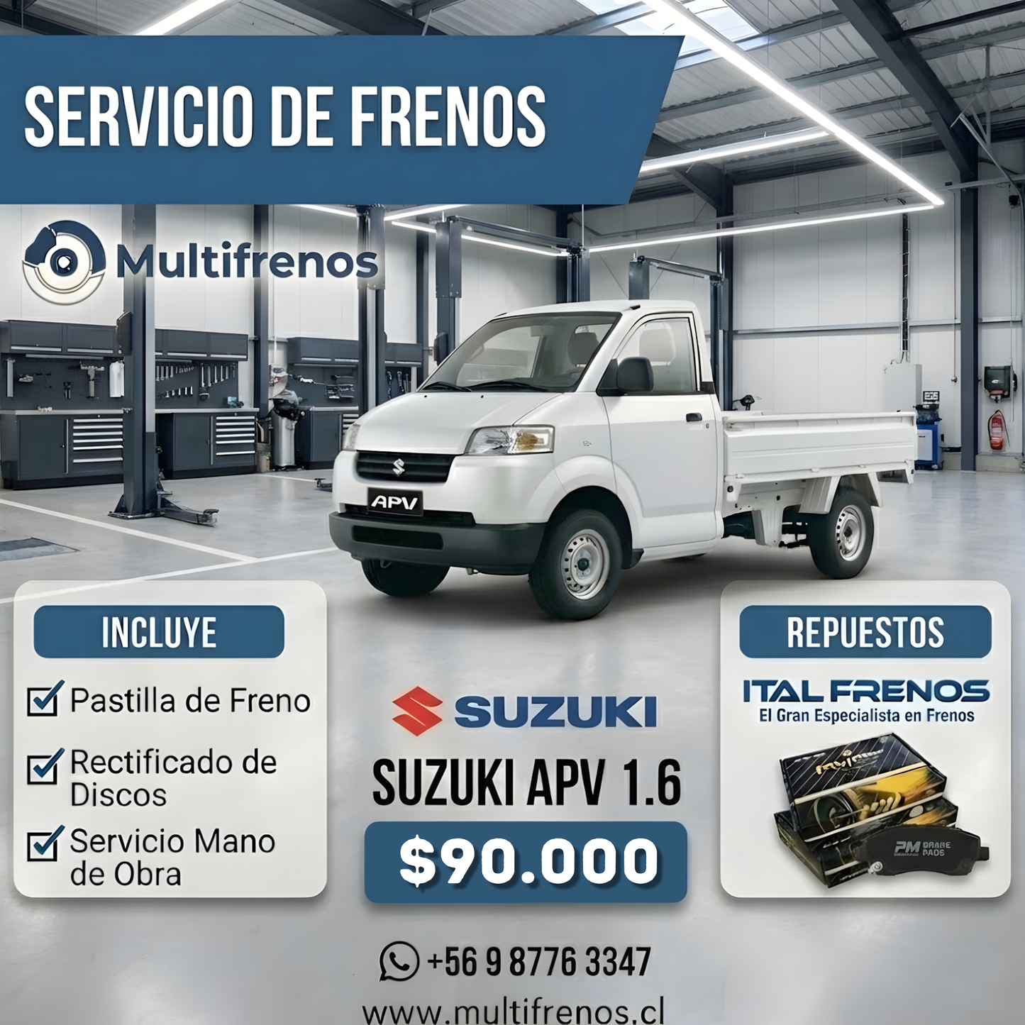 Servicio Integral de Frenos: Suzuki APV 1.6