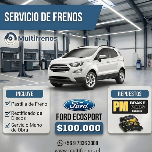 Servicio Integral de Frenos: Ford EcoSport (P0767)