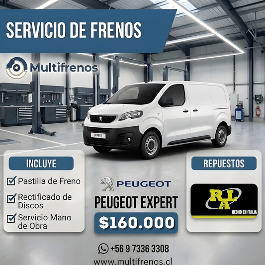 Servicio Integral de Frenos: Peugeot Expert (P1418)
