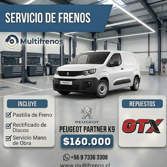 Servicio Integral de Frenos: Peugeot Partner K9