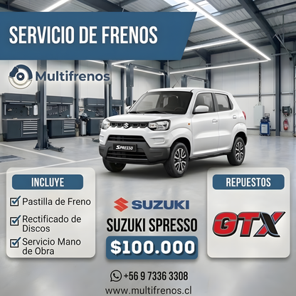 Servicio Integral de Frenos: Suzuki S-presso