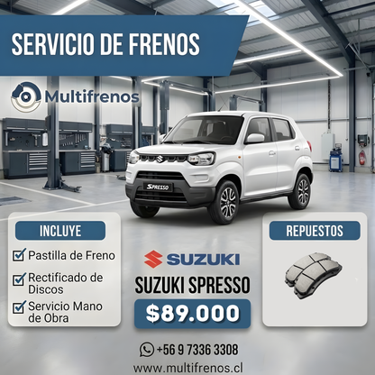Servicio Integral de Frenos: Suzuki S-presso