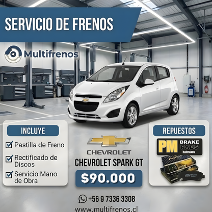 Servicio Integral de Frenos: Chevrolet Spark (P0471)